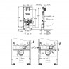 Grohe Rapid SLX modul na závesné WC s nádržkou, s inštalačným príslušenstvom, 39598000