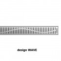 ACO ShowerDrain C rošt odtokový 685 design Wave 9010.88.61