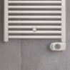 ZEHNDER Aura - elektrický radiátor 1300 x 600 mm s vykurovacou tyčou 750W RAL 9016 biela lesklá, PBEZ-120-60/MQ