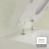 Villeroy & Boch AVENTO predstenový set modul ViConnect, WC misa DirectFlush, sedátko SoftClosing, tlačítko E200 čierna matná 56