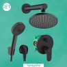 Hansgrohe VERNIS Blend zostava s hlavovou sprchou a ruč sprch matná čierna 71466670SET1OSPR