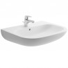 Duravit D-CODE 65 x 50 cm umývadlo s otvorom pre batériu, biele 23106500002