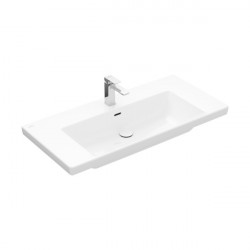 Villeroy & Boch SUBWAY 3.0 umývadlo 100 x 47 cm bez prepadu s otvorom pre batériu, biela, 4A70A201