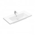 Villeroy & Boch SUBWAY 3.0 umývadlo 100 x 47 cm bez prepadu s otvorom pre batériu, biela, 4A70A201