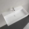 Villeroy & Boch Memento 2.0 umývadlo 80 x 47 cm, s prepadom, otvor na batériu, CeramicPlus, alpská biela 4A2280R1