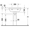 Duravit STARCK 3 umývadlo 60 x 45 cm biele 0300600000