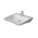 DURAVIT Dura Style umývadlo 65 x 57 cm pre telesne postihnutých, s prepadom, biele 2329650000