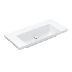 Villeroy & Boch SUBWAY 3.0 umývadlo na skrinku bez prepadu bez otvoru pre batériu , 1000 x 470 mm, Biela Alpin , 4A70A301