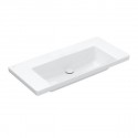 Villeroy & Boch SUBWAY 3.0 umývadlo na skrinku bez prepadu bez otvoru pre batériu , 1000 x 470 mm, Biela Alpin , 4A70A301