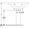 VILLEROY & BOCH Subway 3.0 umývadlo na skrinku s prepadom s otvorom pre batériu , 800 x 470 mm, alpská biela s CeramicPlus 4A70