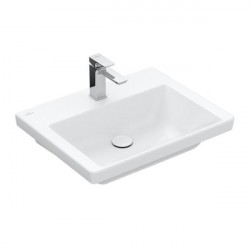 Villeroy & Boch SUBWAY 3.0 umývadlo na skrinku s otvorom pre batériu, bez prepadu, spodná strana brúsená, 600 x 470 mm, Stone W