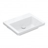 Villeroy & Boch SUBWAY 3.0 umývadlo bez prepadu bez otvoru pre batériu spodná strana brúsená, 600 x 470 mm, Biela Alpin, 4A706F