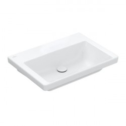 Villeroy & Boch SUBWAY 3.0 umývadlo na skrinku bez prepadu bez otvoru pre batériu , 650 x 470 mm, Stone White Ceramic Plus , 4A