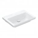 Villeroy & Boch SUBWAY 3.0 umývadlo na skrinku bez prepadu bez otvoru pre batériu , 650 x 470 mm, Stone White Ceramic Plus , 4A