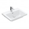 Villeroy & Boch SUBWAY 3.0 umývadlo na skrinku s prepadom s otvorom pre batériu , 600 x 470 mm, Stone White Ceramic Plus, 4A706