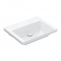 Villeroy & Boch SUBWAY 3.0 umývadlo na skrinku bez prepadu bez otvoru pre batériu , 600 x 470 mm, Biela Alpin Ceramic Plus, 4A7