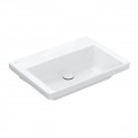 Villeroy & Boch SUBWAY 3.0 umývadlo na skrinku bez prepadu bez otvoru pre batériu , 650 x 470 mm, Biela Alpin Ceramic Plus, 4A7