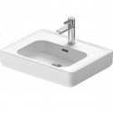 Duravit SOLEIL by Starck 56 x 43,5 cm umývadlo na dosku s prepadom, biele 2378560027