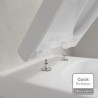 VILLEROY & BOCH Architectura závesná WC misa 37 x 53 s DirectFlush + sedátko SoftClose, biela 5684HR01