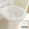 VILLEROY & BOCH O.Novo set 2v1 závesné WC 36 x 56 DirectFlush + sedátko so SoftClosing a QuickRelease biele Combi-Pack 5660HR01