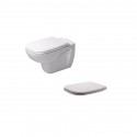 DURAVIT D-Code set 2v1 závesná WC misa + WC sedátko so SoftClose 45350900A1