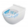 DURAVIT Starck 3 závesná WC misa Rimless so sedátkom SoftClose, upevnenie Durafix, biela 45270900A1