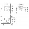 DURAVIT D-Code wc set 2v1 s misou Compact 22110900002 a sedátkom SoftClose 0067390099 set 325827