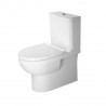 misa WC kombi stojaca Duravit No.1 36,5 x 65 cm Rimless odpad Vario, Hygiene Glaze biela