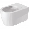 Duravit ME by Starck závesné WC s doskou SoftClose, Rimless, s WonderGliss, biela 45290900A11