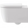 Duravit ME by Starck závesné WC s doskou SoftClose, Rimless, s WonderGliss, biela 45290900A11