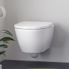 DURAVIT D-Neo závesné WC s doskou SoftClose, Rimless, biela 45770900A1