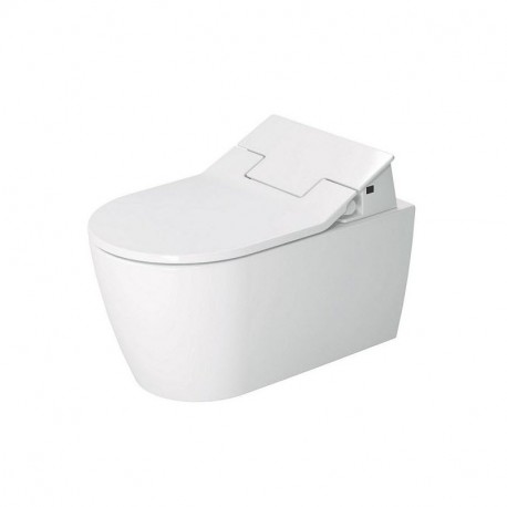 DURAVIT ME by Starck - Elektronická bidetová doska SensoWash Slim s keramikou, Rimless, SoftClose, alpská biela 631000002004300