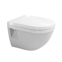 DURAVIT Starck 3 set 2v1 závesná WC misa 36 x 54 cm so sedátkom SoftClose biela - set 42000900A1