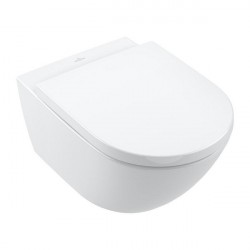 Villeroy & Boch SUBWAY 3.0 misa WC závesná s TwistFlush, so SoftClosing sedátkom alpská biela 4670TS01