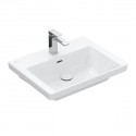 Villeroy & Boch SUBWAY 3.0 umývadlo nábytkové s prepadom s otvorom pre batériu , 600 x 470 mm, Biela Alpin , 4A706001