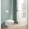 Villeroy & Boch Universo WC závesná s TwistFlush, so SoftClosing sedátkom alpská biela 4670T901