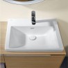 VILLEROY & BOCH Subway 3.0 umývadlo s prepadom s otvorom pre batériu spodná strana brúsená, 600 x 470 mm, Stone White C+, 4A706