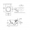 VILLEROY & BOCH Subway 2.0 závesné WC s hlbokým splachovaním, AntiBac, s CeramicPlus, alpská biela 5614A1T2