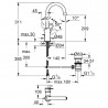 Grohe BAULOOP umývadlová batéria s výpusťou, chróm 23763000