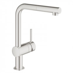 Grohe Minta drezová batéria s výsuvnou koncovkou, supersteel 32168DC0