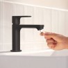 Hansgrohe Rebris S umývadlová batéria 110, CoolStart, matná čierna, 72520670