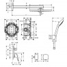 Hansgrohe Raindance E 26238000 sprchový systém LOGIS 71405000 chróm, 26238CP31