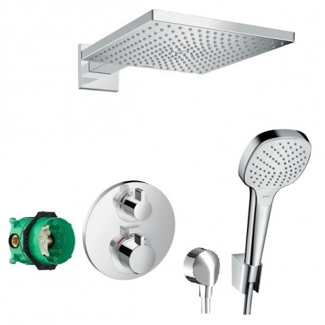 Hansgrohe Raindance E 26238000 sprchový systém s termostatom Ecostat S 15758000 chróm, 26238CT11