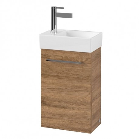 Villeroy & Boch AVENTO skrinka pod umývadlo, 340 x 514 x 202 mm, 1 dvierka, pánty vľavo, Oak Kansas, A87601RH