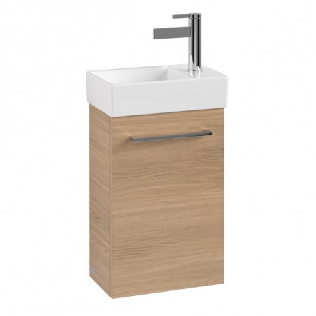 Villeroy & Boch AVENTO skrinka pod umývadlo, 340 x 514 x 202 mm, 1 dvierka, pánty vľavo, Elm Impresso, A87600PN