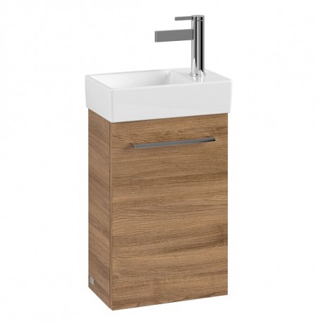 Villeroy & Boch AVENTO skrinka pod umývadlo, 340 x 514 x 202 mm, 1 dvierka, pánty vľavo, Oak Kansas, A87600RH