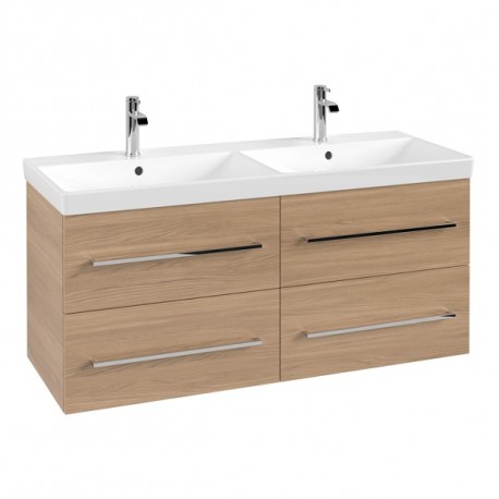 Villeroy & Boch AVENTO skrinka pod dvojumývadlo, 1180 x 514 x 452 mm, Elm Impresso, A89300PN