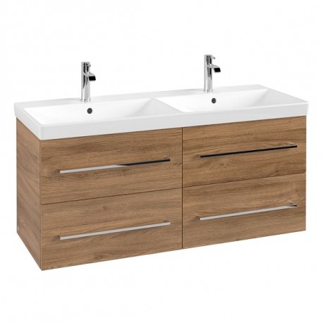 Villeroy & Boch AVENTO skrinka pod dvojumývadlo, 1180 x 514 x 452 mm, Oak Kansas, A89300RH