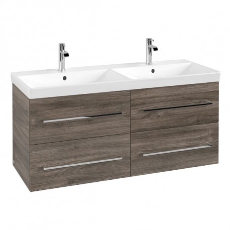 Villeroy & Boch AVENTO skrinka pod dvojumývadlo, 1180 x 514 x 452 mm, Stone Oak, A89300RK