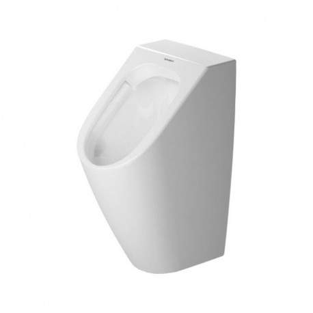 DURAVIT ME By Starck 30 x 35 cm pisoár Rimless, zadný prívod, bez cieľovej mušky, biely s glazúrou Hygiene Glaze 2809302000